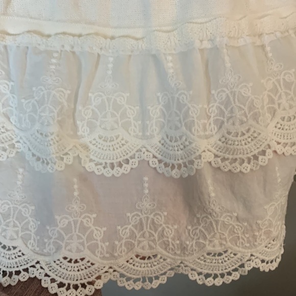 Soft Surroundings Button Up Lace Cardigan Size PM - Picture 4 of 5